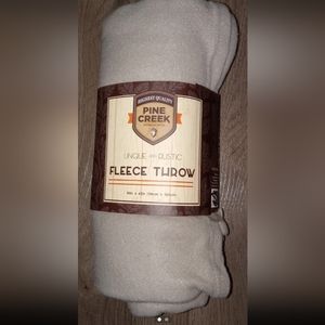 Pine Creek- Fleece Throw Blanket (46 ×63)